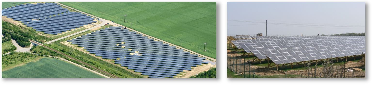 Fotovoltaické elektrárny – referenční stavby  